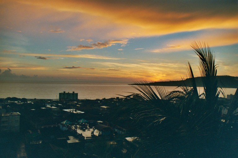 Sun rise on Baracoa